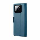 For Xiaomi 14 CaseMe 023 Butterfly Buckle Litchi Texture RFID Anti-theft Leather Phone Case(Blue) - 3