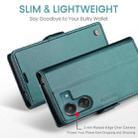 For Xiaomi Poco C65 4G CaseMe 023 Butterfly Buckle Litchi Texture RFID Anti-theft Leather Phone Case(Pearly Blue) - 2