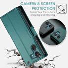 For Xiaomi Poco C65 4G CaseMe 023 Butterfly Buckle Litchi Texture RFID Anti-theft Leather Phone Case(Pearly Blue) - 3