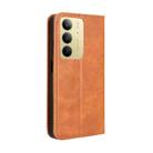 For Realme C75 4G Magnetic Buckle Retro Texture Leather Phone Case(Brown) - 3