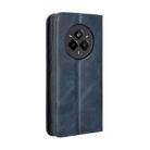 For Realme 14 Pro 5G Magnetic Buckle Retro Texture Leather Phone Case(Blue) - 3