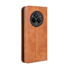 For Realme 14 Pro 5G Magnetic Buckle Retro Texture Leather Phone Case(Brown) - 3