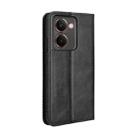 For Realme P3 Ultra 5G Magnetic Buckle Retro Texture Leather Phone Case(Black) - 3