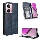 For Realme P3 5G / Neo7x 5G Magnetic Buckle Retro Texture Leather Phone Case(Blue) - 1