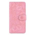 For Samsung Galaxy S20 Ultra Embossed Sunflower Pattern Horizontal Flip PU Leather Case with Holder & Card Slots & Wallet & Lanyard(Pink) - 2