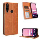 For Orbic Magic 5G R678EL Magnetic Buckle Retro Texture Leather Phone Case(Brown) - 1