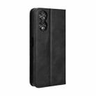 For TCL 40 NxtPaper 4G Magnetic Buckle Retro Texture Leather Phone Case(Black) - 3
