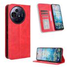 For TCL 50 NxtPaper 5G / 50 Pro NxtPaper 5G Magnetic Buckle Retro Texture Leather Phone Case(Red) - 1