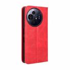 For TCL 50 NxtPaper 5G / 50 Pro NxtPaper 5G Magnetic Buckle Retro Texture Leather Phone Case(Red) - 3