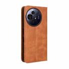 For TCL 50 NxtPaper 5G / 50 Pro NxtPaper 5G Magnetic Buckle Retro Texture Leather Phone Case(Brown) - 3