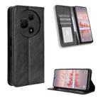 For TCL 60 NxtPaper Magnetic Buckle Retro Texture Leather Phone Case(Black) - 1