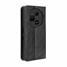 For TCL 60 NxtPaper Magnetic Buckle Retro Texture Leather Phone Case(Black) - 3