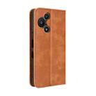 For TCL 60 SE NxtPaper 5G Magnetic Buckle Retro Texture Leather Phone Case(Brown) - 3