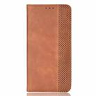 For vivo Y78 Plus Magnetic Buckle Retro Texture Leather Phone Case(Brown) - 2