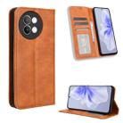 For vivo S18e 5G Magnetic Buckle Retro Texture Leather Phone Case(Brown) - 1