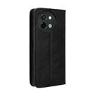 For vivo Y38 5G / Y200i 5G Magnetic Buckle Retro Texture Leather Phone Case(Black) - 3