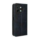 For vivo Y38 5G / Y200i 5G Magnetic Buckle Retro Texture Leather Phone Case(Blue) - 3