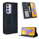 For vivo Y200e 5G / Y100 5G IND Magnetic Buckle Retro Texture Leather Phone Case(Blue) - 1