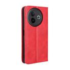 For vivo Y39 5G / Y300i Magnetic Buckle Retro Texture Leather Phone Case(Red) - 3