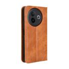 For vivo Y39 5G / Y300i Magnetic Buckle Retro Texture Leather Phone Case(Brown) - 3