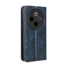 For vivo T4 5G / iQOO Z10 5G Global Magnetic Buckle Retro Texture Leather Phone Case(Blue) - 3