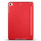 For iPad 9.7 2018 / 2017 / Air 2 / Air 3-folding TPU Horizontal Flip Leather Tablet Case with Holder(Red) - 3