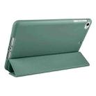 For iPad 9.7 2018 / 2017 / Air 2 / Air 3-folding TPU Horizontal Flip Leather Tablet Case with Holder(Deep Green) - 5