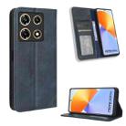For Infinix Note 30 Pro Magnetic Buckle Retro Texture Leather Phone Case(Blue) - 1