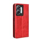 For Infinix Hot 30 5G X6832 Magnetic Buckle Retro Texture Leather Phone Case(Red) - 3