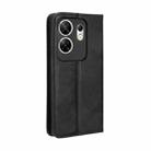 For Infinix Zero 30 4G Magnetic Buckle Retro Texture Leather Phone Case(Black) - 3
