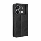 For Infinix Zero 30 5G Magnetic Buckle Retro Texture Leather Phone Case(Black) - 3