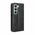 For Infinix Hot 50 4G Magnetic Buckle Retro Texture Leather Phone Case(Black) - 3