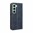 For Infinix Hot 50 5G Magnetic Buckle Retro Texture Leather Phone Case(Blue) - 3