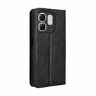 For Infinix Hot 50i 4G / Smart 9 4G Magnetic Buckle Retro Texture Leather Phone Case(Black) - 3