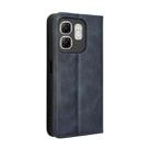 For Infinix Hot 50i 4G / Smart 9 4G Magnetic Buckle Retro Texture Leather Phone Case(Blue) - 3
