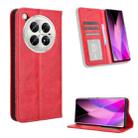 For Infinix Zero 40 5G Magnetic Buckle Retro Texture Leather Phone Case(Red) - 1