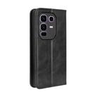 For Infinix Note 50 Pro+ Magnetic Buckle Retro Texture Leather Phone Case(Black) - 3