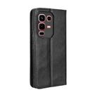For Infinix Note 50s 5G Magnetic Buckle Retro Texture Leather Phone Case(Black) - 3