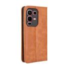 For Infinix Note 50s 5G Magnetic Buckle Retro Texture Leather Phone Case(Brown) - 3
