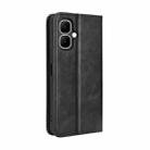 For Infinix Smart 10 / Tecno Pop 10 4G Magnetic Buckle Retro Texture Leather Phone Case(Black) - 3