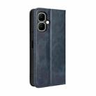 For Infinix Smart 10 / Tecno Pop 10 4G Magnetic Buckle Retro Texture Leather Phone Case(Blue) - 3
