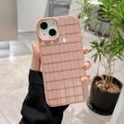 For iPhone 14 Plus Tile Pattern TPU Phone Case(Pink) - 1