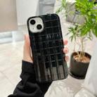 For iPhone 11 Tile Pattern TPU Phone Case(Black) - 1