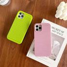 For iPhone 12 Stripe Pattern Cooling TPU Phone Case(Black) - 6