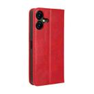 For Tecno Pova Neo 3 Magnetic Buckle Retro Texture Leather Phone Case(Red) - 3