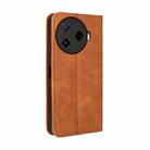 For Tecno Camon 30 Pro 5G Magnetic Buckle Retro Texture Leather Phone Case(Brown) - 3