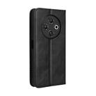 For Tecno Spark 30C 4G Magnetic Buckle Retro Texture Leather Phone Case(Black) - 3