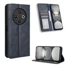 For Tecno Spark 30C 4G Magnetic Buckle Retro Texture Leather Phone Case(Blue) - 1