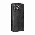 For Tecno Pova 7 4G Magnetic Buckle Retro Texture Leather Phone Case(Black) - 3