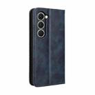For Tecno Spark 40 Pro 4G Magnetic Buckle Retro Texture Leather Phone Case(Blue) - 3